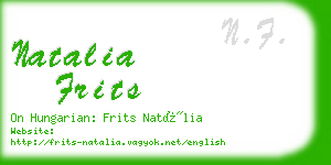 natalia frits business card